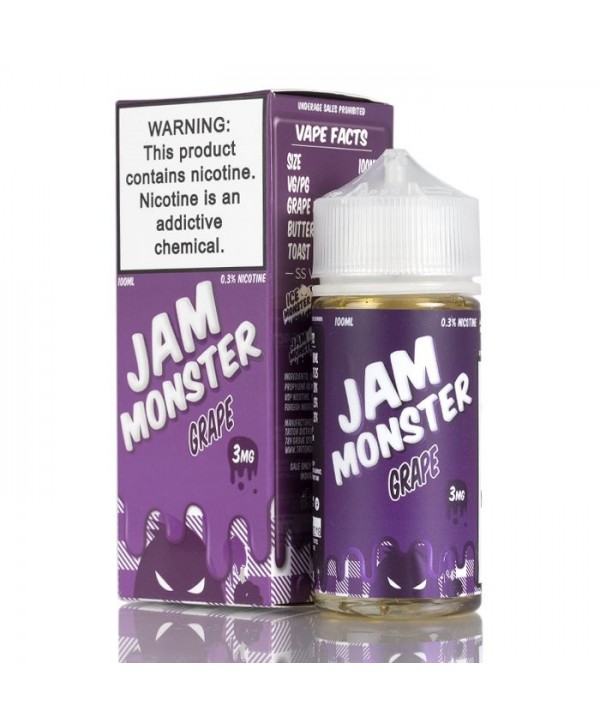 Jam Monster Grape Vape E-juice 100ml