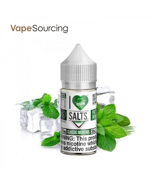 I Love Salts Classic Menthol E-juice 30ml