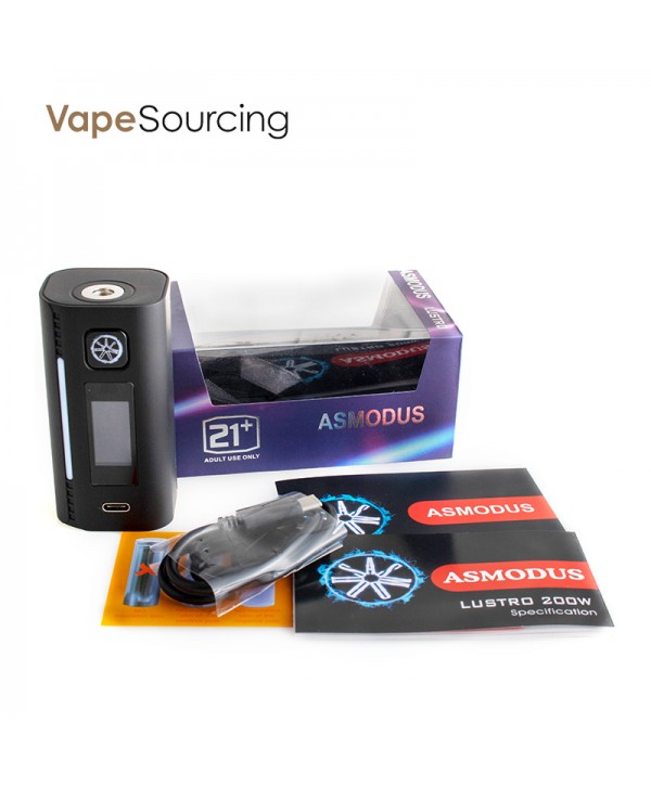 Asmodus Lustro TC Touch Screen Box Mod 200W