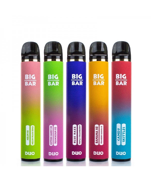 Big Bar Duo Disposable Vape Kit 2200 Puffs Dual Flavors