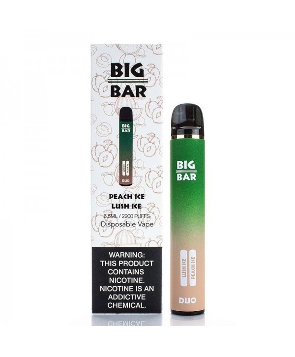 Big Bar Duo Disposable Vape Kit 2200 Puffs Dual Flavors