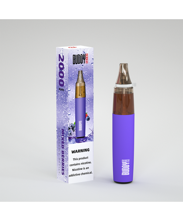 BUDDY B Shots Disposable Vape Device 2000 Puffs 450mAh