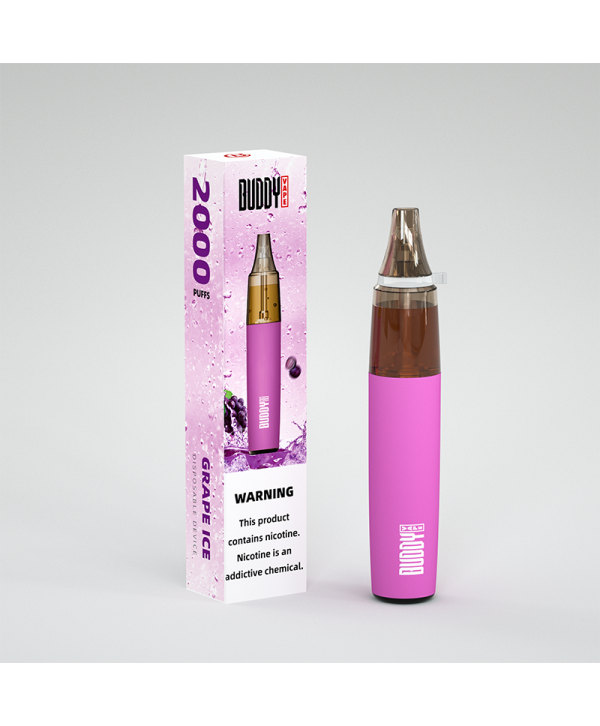 BUDDY B Shots Disposable Vape Device 2000 Puffs 450mAh