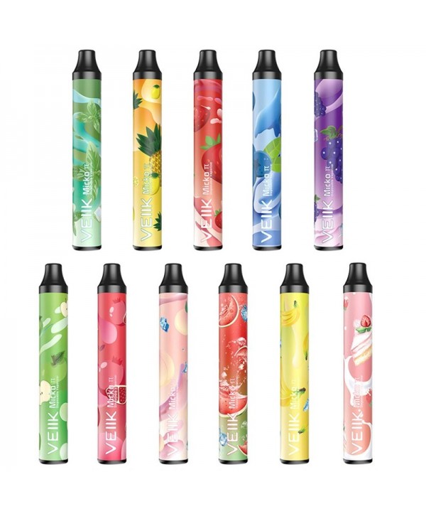 VEIIK Micko π Pie Disposable Vape Kit 600 Puffs 500mAh (10pcs/pack)