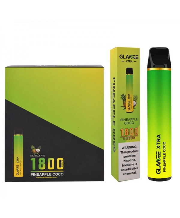 Glamee XTRA Disposable Vape Kit 1800 Puffs 1200mAh