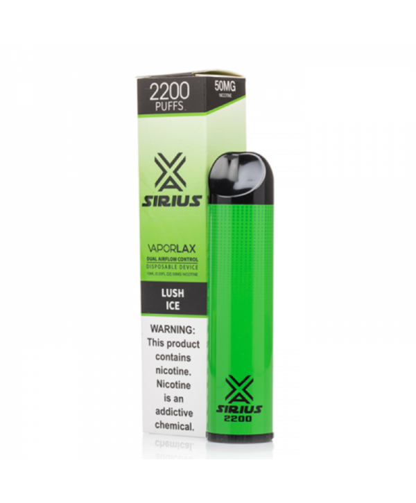 Vaporlax Sirius Disposable Kit 2200 Puffs 10ml