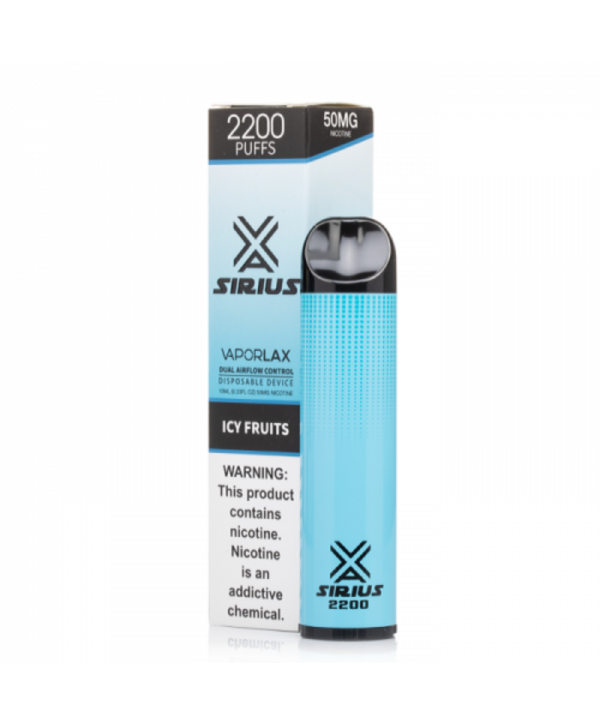 Vaporlax Sirius Disposable Kit 2200 Puffs 10ml