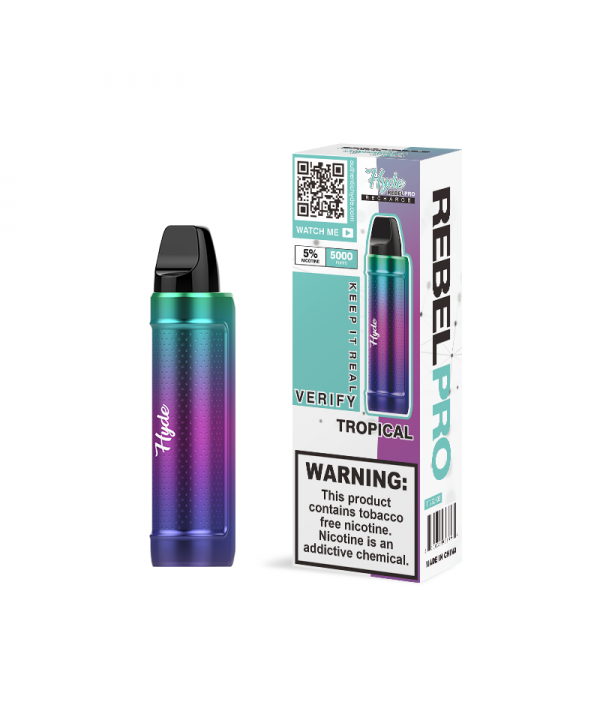 Hyde Rebel Pro Rechargeable Disposable Kit 5000 Puffs 600mAh