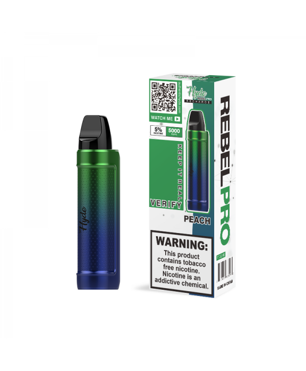 Hyde Rebel Pro Rechargeable Disposable Kit 5000 Puffs 600mAh