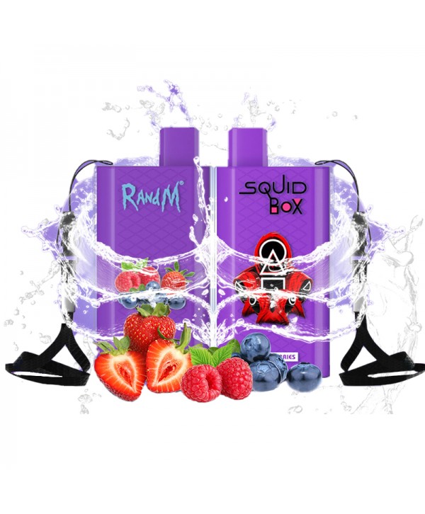 R and M Squid Box 5200 Puffs Rechargeable Disposable Kit 12ml