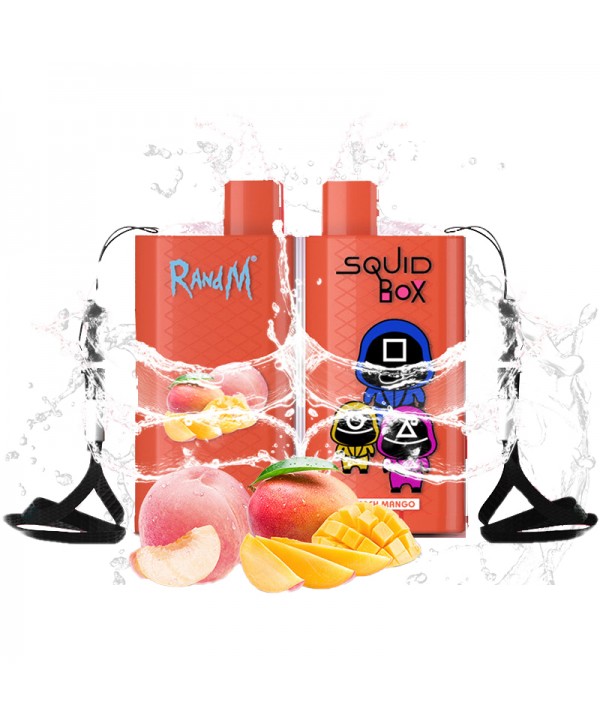 R and M Squid Box 5200 Puffs Rechargeable Disposable Kit 12ml