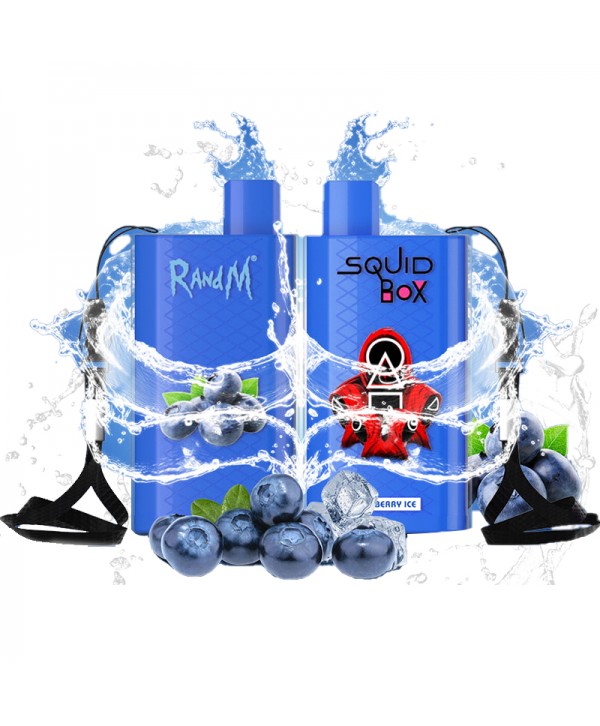 R and M Squid Box 5200 Puffs Rechargeable Disposable Kit 12ml