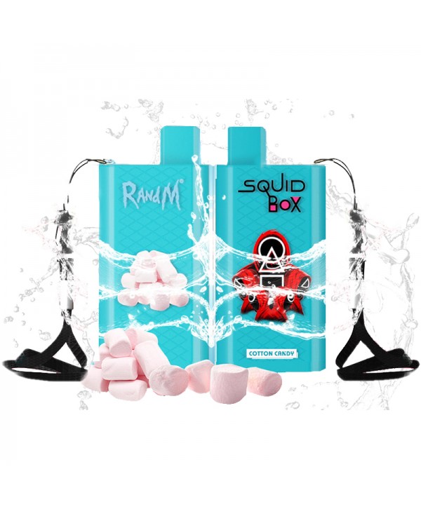 R and M Squid Box 5200 Puffs Rechargeable Disposable Kit 12ml