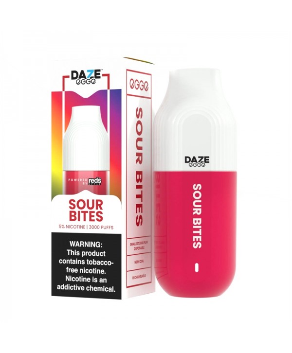 7 Daze Egge Tobacco-free 3000 Puffs Rechargeable Disposable Kit 400mAh