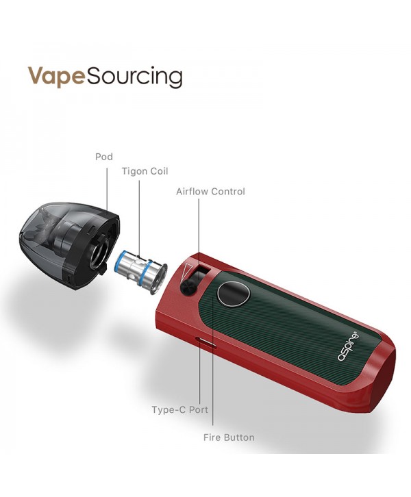 Aspire Tigon AIO Pod System Kit 1300mAh