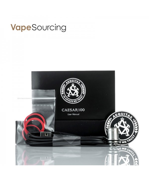 Asvape Caesar TC Starter Kit with Caesar 100 Sub-Ohm Tank 100w