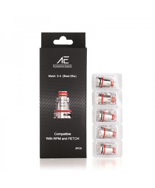 AE 0.4ohm Mesh Coils for SMOK RPM40/ SMOK Fetch Mini (5pcs/pack)