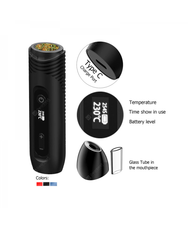 Kingtons BLK Kiss Dry Leaf Vaporizer 1600mAh