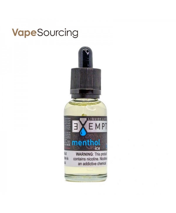 EXEMPT Nic Salt Menthol Ice E-juice 30ml