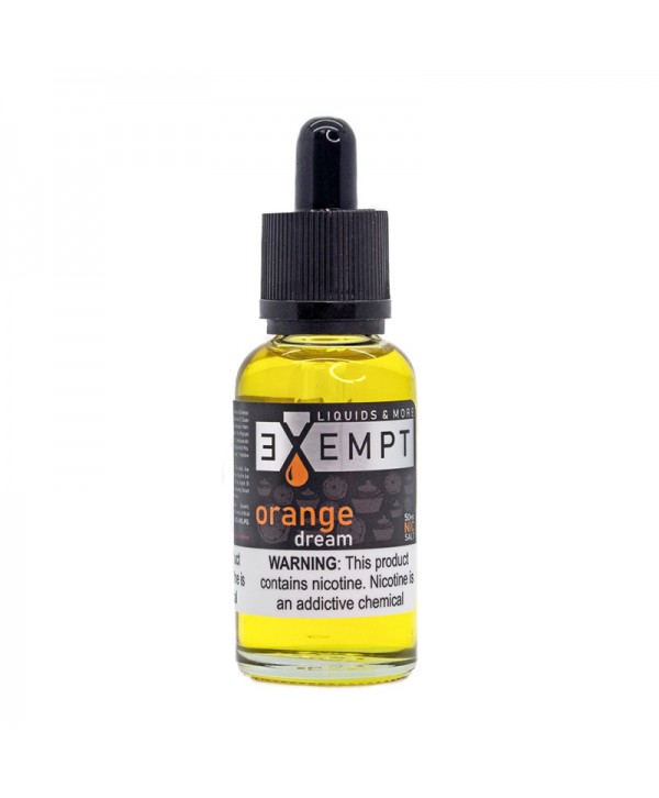 EXEMPT Nic Salt Orange Dream E-juice 30ml