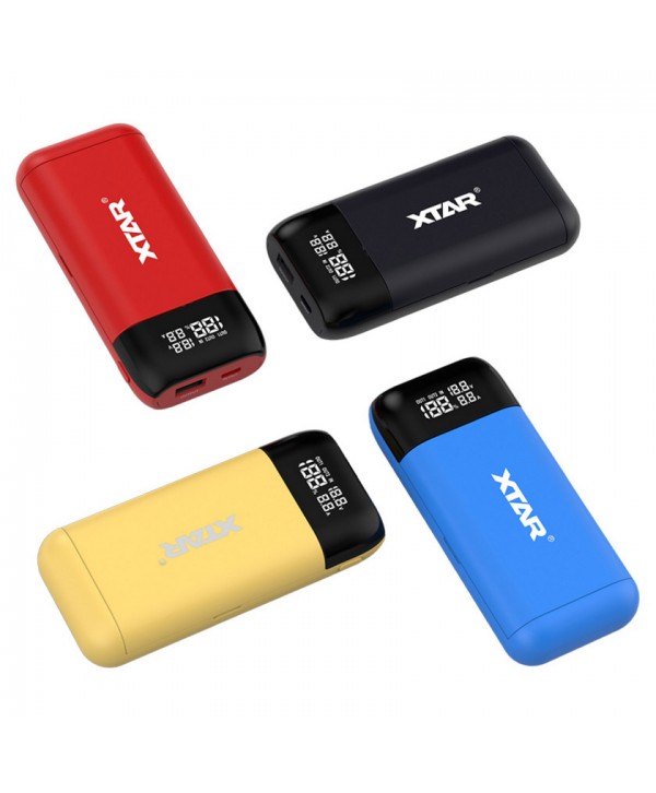 XTAR PB2S Portable Dual-Role 2 Bay Battery Charger Power Bank