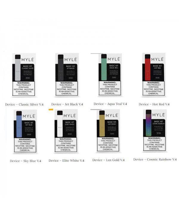 Mylé V4 Pod Kit 240mAh with Four Flavors Pods