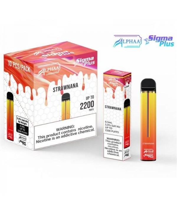 Alphaa Sigma Plus Disposable Vape Kit 2200 Puffs 8.5ml