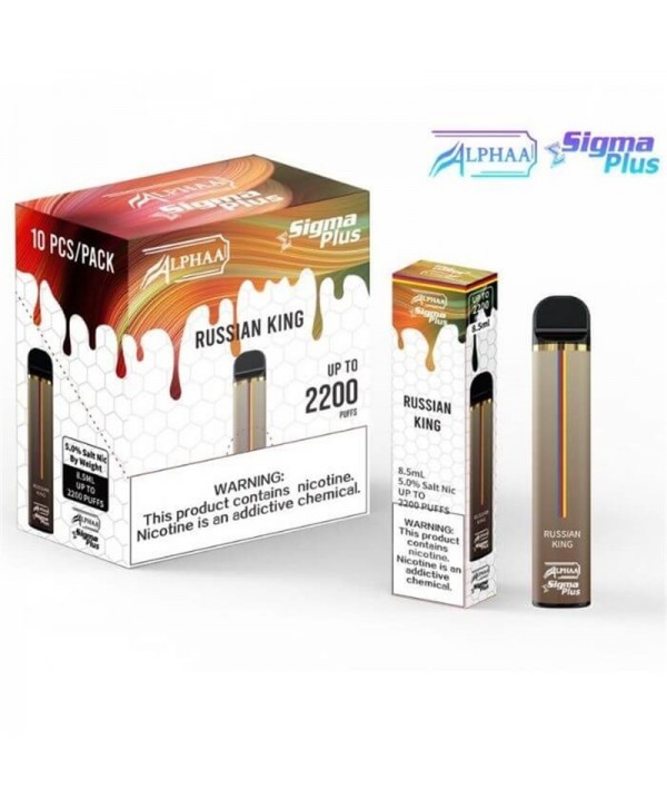 Alphaa Sigma Plus Disposable Vape Kit 2200 Puffs 8.5ml