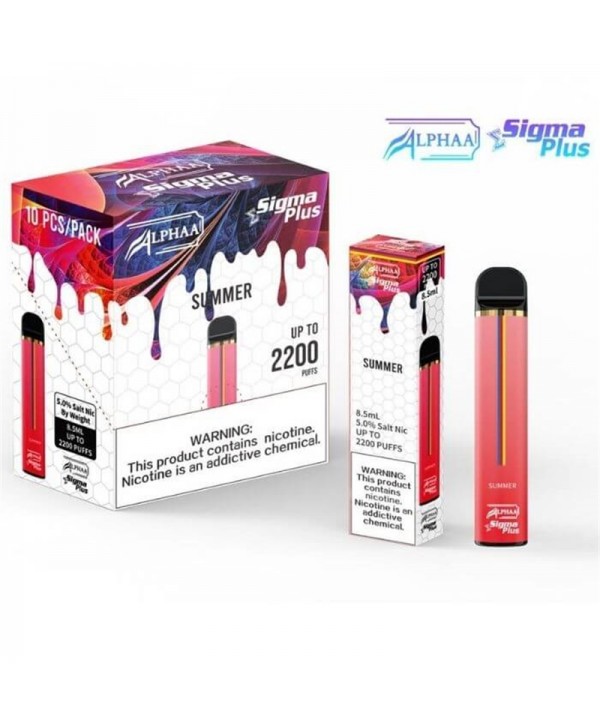 Alphaa Sigma Plus Disposable Vape Kit 2200 Puffs 8.5ml