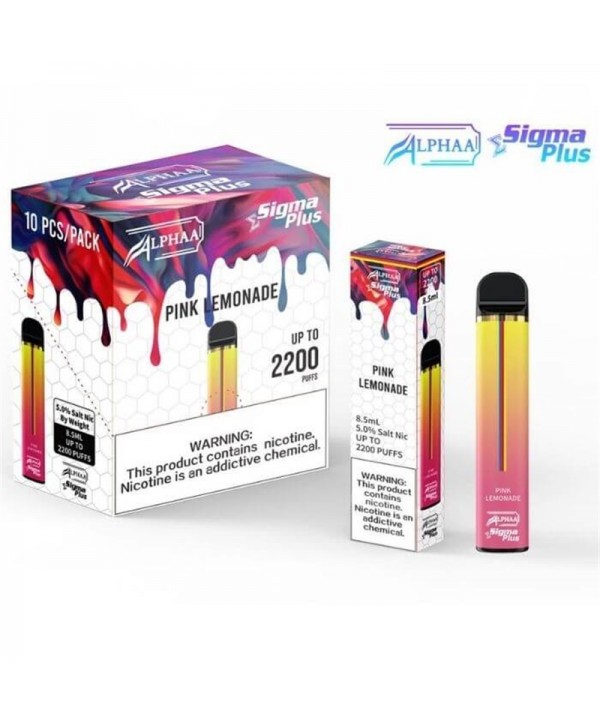 Alphaa Sigma Plus Disposable Vape Kit 2200 Puffs 8.5ml