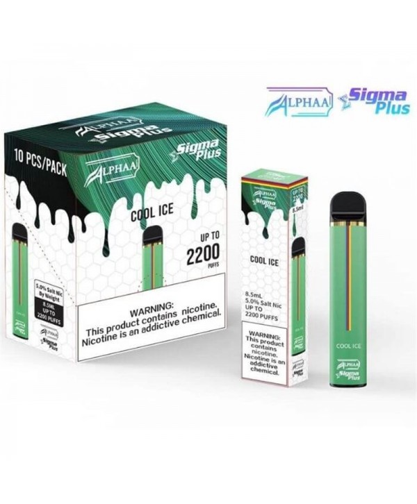 Alphaa Sigma Plus Disposable Vape Kit 2200 Puffs 8.5ml