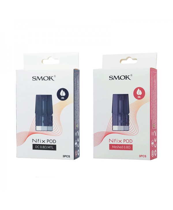 SMOK Nfix Replacement Pod Cartridge 3ml With Coil (3pcs/pack)