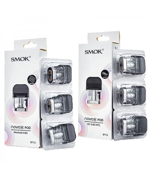 SMOK Novo X Replacement Pod Cartridge 2ml with Coil (3pcs/pack)