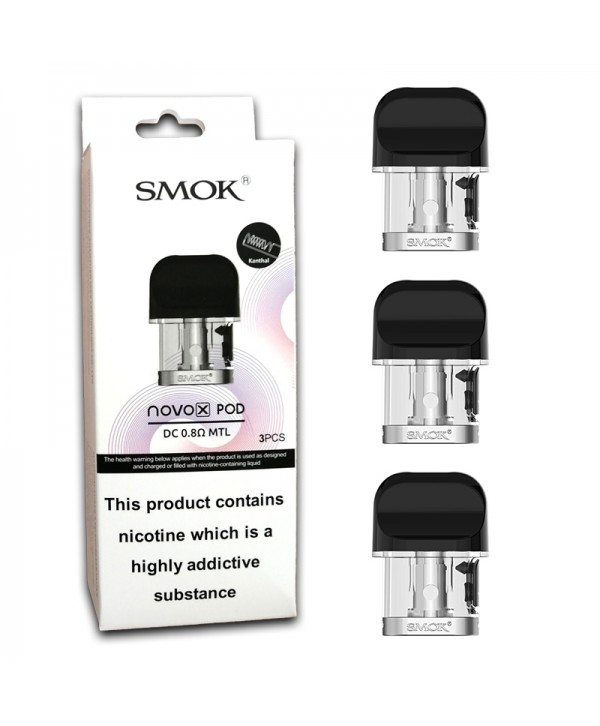 SMOK Novo X Replacement Pod Cartridge 2ml with Coil (3pcs/pack)