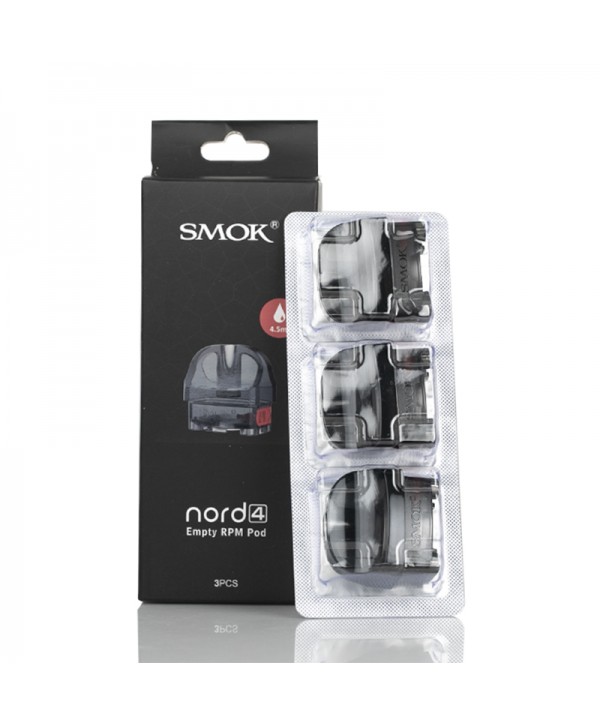 SMOK Nord 4 Replacement Empty Pod Cartridge 4.5ml (3pcs/pack)