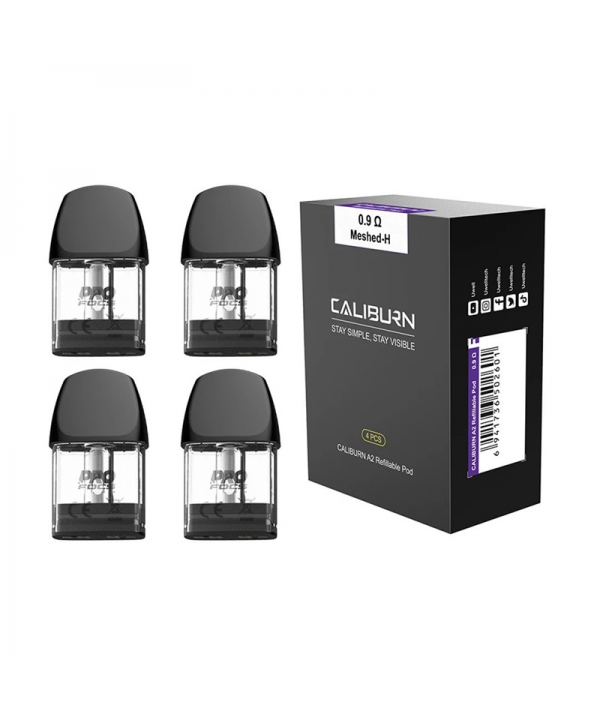 Uwell Caliburn A2 Pods Cartridge for Uwell Caliburn A2/AK2 Kit (4pcs/pack)